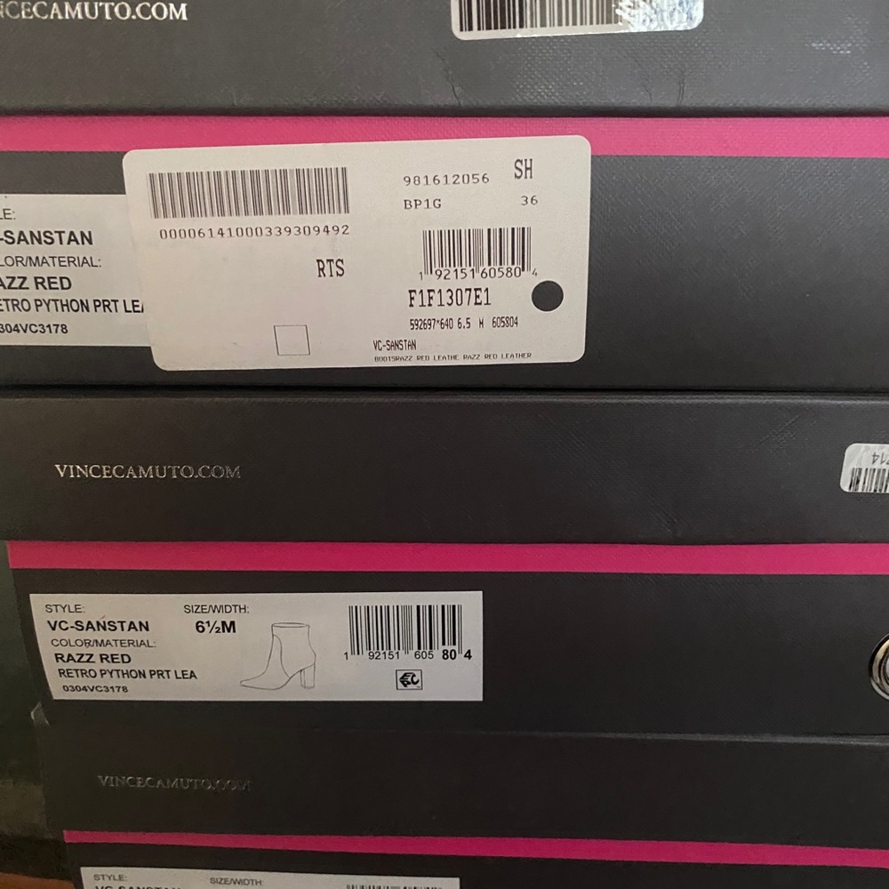 Vince Camuto Sanstan Retro Python Print Bootie - image 5